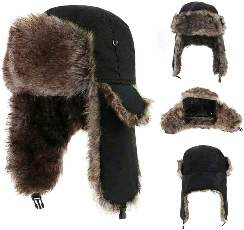 Chapeau russe noir